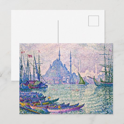 ザゴールデンホルン、ミナレット | Paul Signac | ポストカード (正面/裏面)