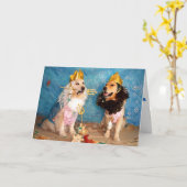 ザゴールデンポセイドンとトリトン誕生日 カード (黄色い花)