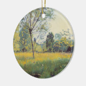 ザゴールデンメドウ（バイファーディナンド・ホドラー） セラミックオーナメント (左)
