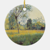 ザゴールデンメドウ（バイファーディナンド・ホドラー） セラミックオーナメント (裏面)