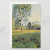 ザゴールデンメドウ（バイファーディナンド・ホドラー） 便箋 (正面/裏面)