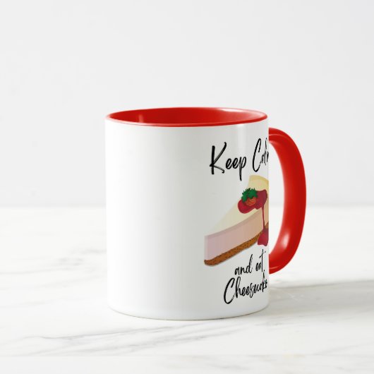 ザゴールデン保ガールズコ落ち食べてチーズケーク マグカップ (正面右)