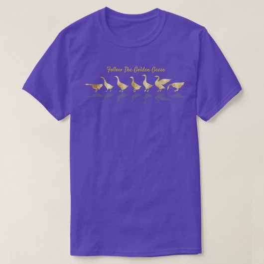 ザゴールデン後を追ゲーゼ Tシャツ (デザイン正面)