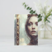 ザゴールデン鏡アリス葉書 ポストカード (スタンド正面)