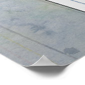 ザサイキックファンタジーウーマンポートレートウォーターカラーアート ポスター (角)