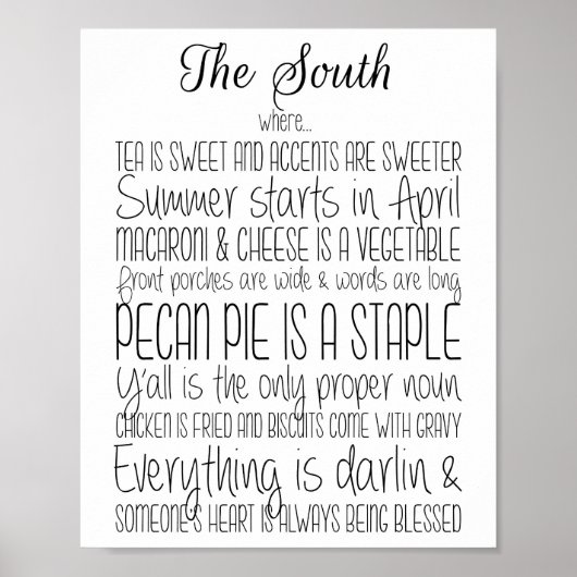 ザサウスプリント ポスター (正面)