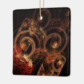 ザサウンドオブミュージック抽象芸術アートスクエアオーナメント セラミックオーナメント (左)