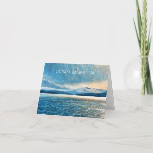 ザサカ素晴らしンダガノートカード – 水彩 サンキューカード (正面)