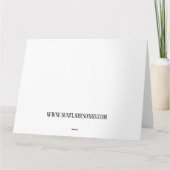 ザサカ素晴らしンダガ湖 – ノートカード – インプレッション (裏面)