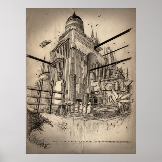 ザサクラ素晴らしメントメトロポリス ポスター (正面)