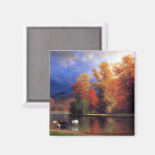 ザサコ絵画で、アルバート・ビエルシュタット マグネット (正面/裏面)