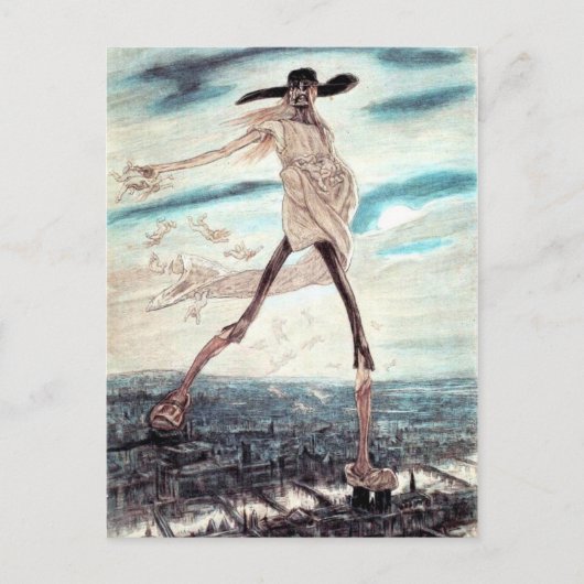 ザサタン・サタン播種タレスのはがき ポストカード (正面)