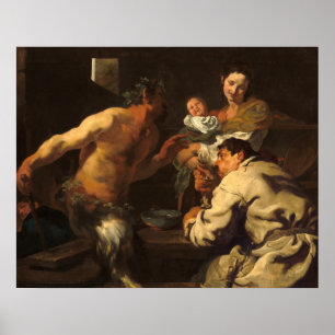 ザサテュロ – ヨハン・リスドイツファインアートポスター ポスター