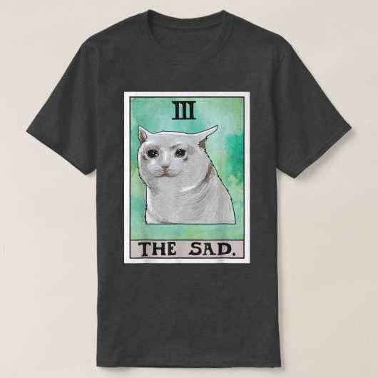 ザサドキャットタロットカード Tシャツ (デザイン正面)