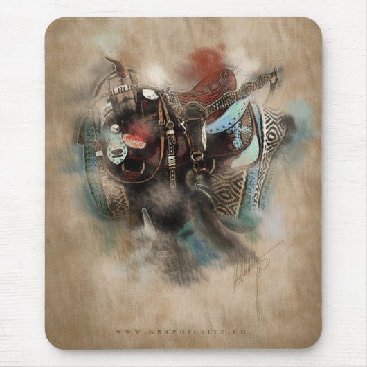 ザサドル – マウスパッド (正面)