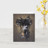 ザサドルIV – ノーテカード カード (黄色い花)