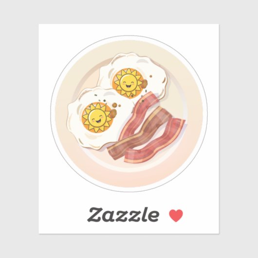 ザサニーサイドアップ シール (シート)