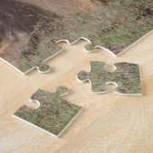 ザサバンナの怠惰なライオン兄弟 ジグソーパズル (側面)