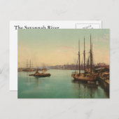 ザサバンナ川 ポストカード (正面/裏面)