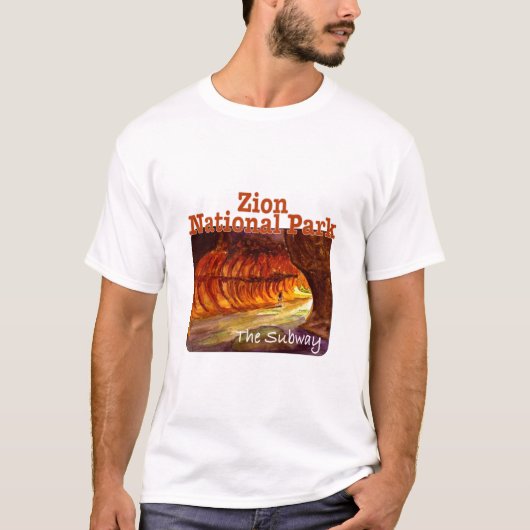 ザサブウェイZion国立公園 Tシャツ (正面)