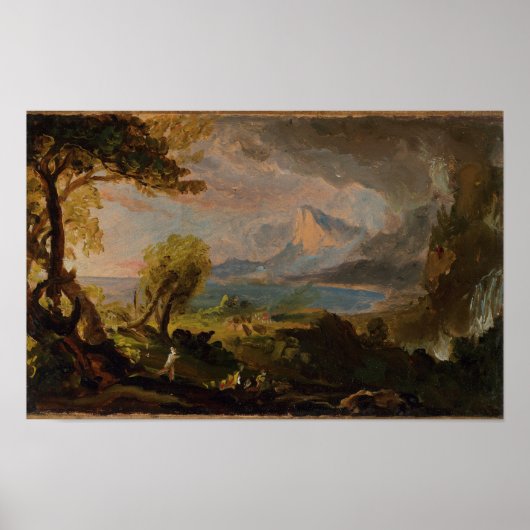ザサベージ州(1834) — Thomas Cole ポスター (正面)