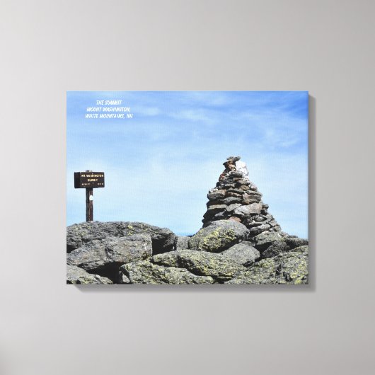 ザサミット、山ワシントン1 キャンバスプリント (正面)