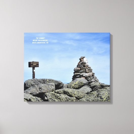 ザサミット、山ワシントン1 キャンバスプリント (正面)