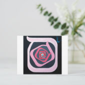 ザサムフ文字 – ヘブライ語アルファベット ポストカード (スタンド正面)