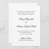 ザサラ招待状 招待状 (正面/裏面)