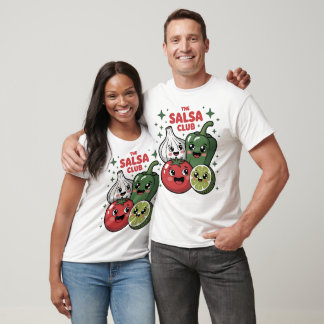 ザサルサクラブベおもしろいギー Tシャツ