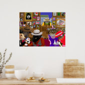 ザサロン姿3 ポスター (キッチン)