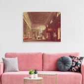 ザサロン、バッキンガム宮殿 キャンバスプリント (インサイチュ (リビング))