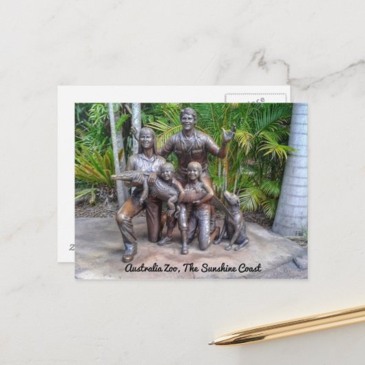 ザサンシャインコーストオーストラリア動物園 ポストカード (正面/裏面インサイチュ)