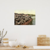 ザサンズ、ダンフリット、スコットランド ポスター (キッチン)