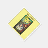 ザサンタロットカード30歳の誕生日パーティー スタンダードカクテルナプキン (角)