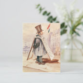 ザサンドイッチボードマン、ブーレバードデュテンプル， 1839 ポストカード (スタンド正面)