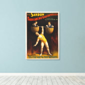 ザサンドウトロカデロヴォデビルズウエートリフティング キャンバスプリント (インサイチュ (ウッドフロア))