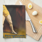 ザサンドウユーゲンサンドウヴォードヴィルウェイトリフター キッチンタオル (四つ折り)