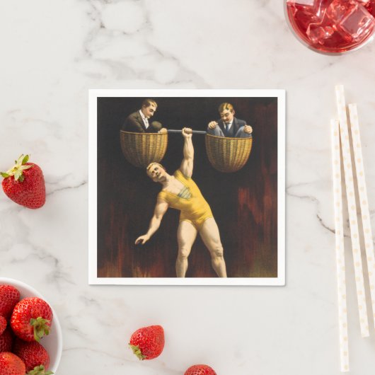 ザサンドウユーゲンサンドウヴォードヴィルウェイトリフター スタンダードカクテルナプキン (インサイチュ)