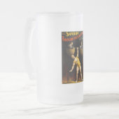 ザサンドウユーゲンサンドウヴォードヴィルウェイトリフター フロストグラスビールジョッキ (正面左)