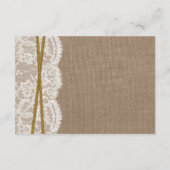 ザサンドド素朴ルビーチ結婚式コレクション エンクロージャーカード (裏面)