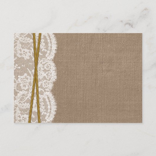 ザサンドド素朴ルビーチ結婚式コレクション エンクロージャーカード (裏面)