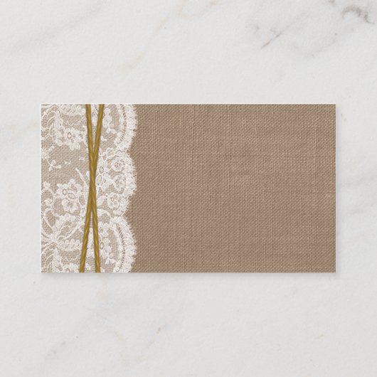 ザサンドド素朴ルビーチ結婚式コレクション エンクロージャーカード (裏面)