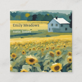 ザサンフラワーハウス スクエア名刺