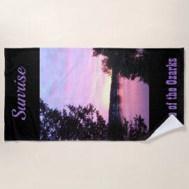 ザサンライズ湖オザークス ビーチタオル