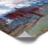 ザサンラザレ駅、モネ ポスター (角)