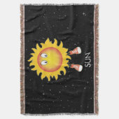 ザサン&スターズイン宇宙 スローブランケット (正面縦)