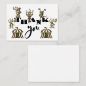 ザサーカスおもしろいサンキューカード ノートカード (正面/裏面)