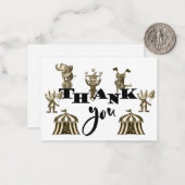 ザサーカスおもしろいサンキューカード ノートカード (正面/裏面インサイチュ)