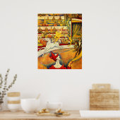 ザサーカスバイジョルジュスウラトヴィンテージファインアート ポスター (キッチン)